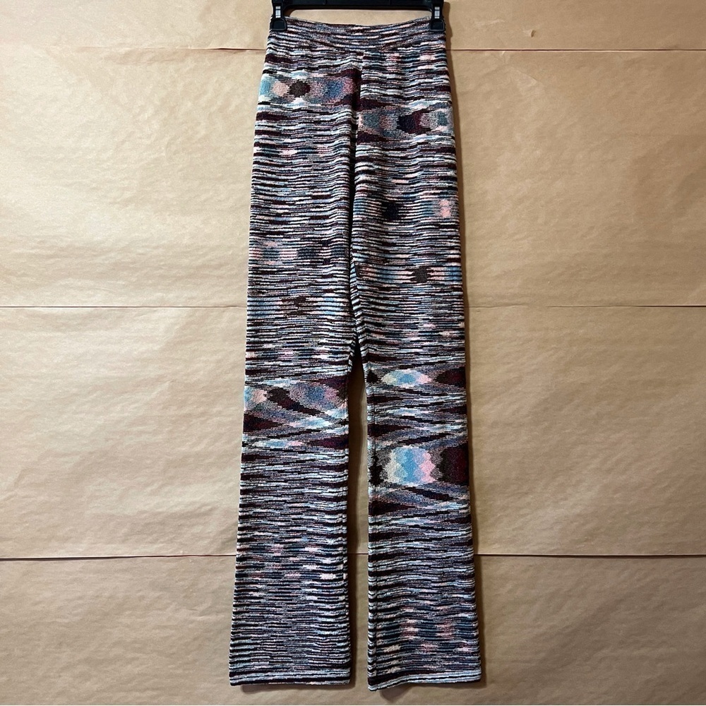 Hansen & Gretel | Kempsey Pant Nightfall Knit Flare Pants High Rise Size S